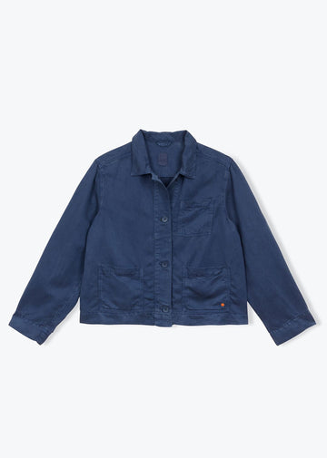 Jacket Wv30 Tencel Femme Indigo-122