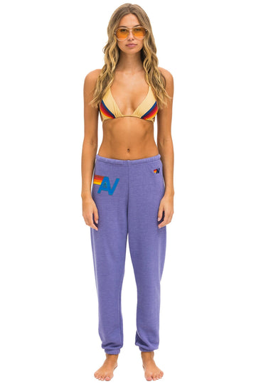 Pants Logo Stitch Sw Wsplst Lavender