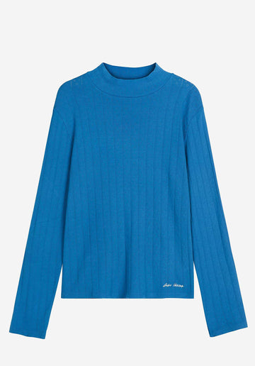 Turtleneck Jersey 225ad011 Blue