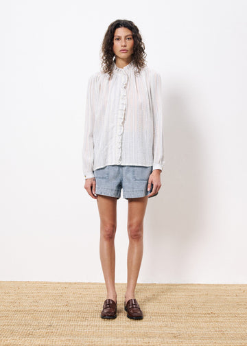 Blouse Inc-25007 Celena Blanc