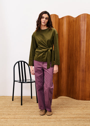 Blouse Chc25669 Orchis Vert-Mousse