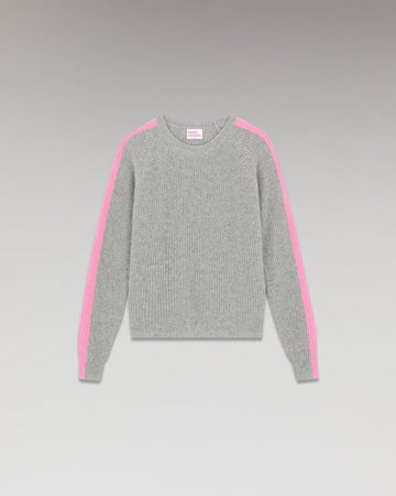 Sweatshirt Beaded 2301wpr00263 1500-Gris-Chine-Fonc