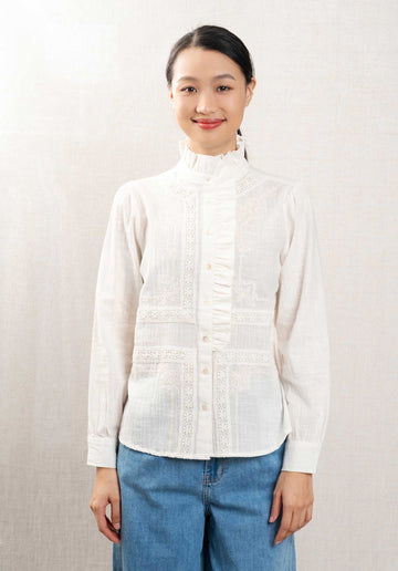 Blouse Tippy Pure-White