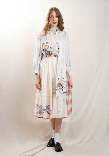 Skirt Aid050 Valentine Skirt Off-White