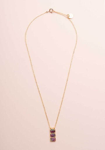 Necklace Rc731 Ruby-Zoisite
