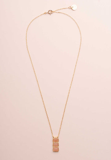 Necklace Rc731 Pierre-De-Lune-Nude