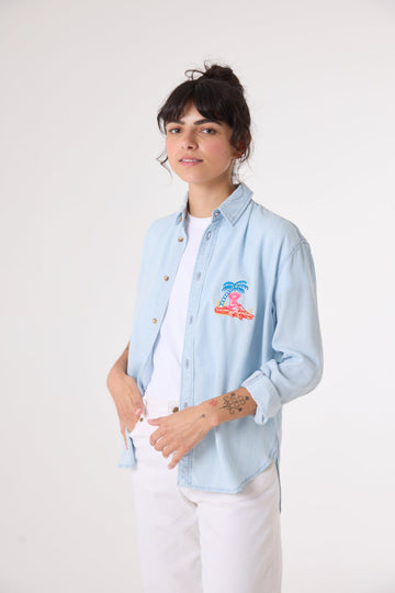 Denim Shirt Brodee Maria Dundee Indigo
