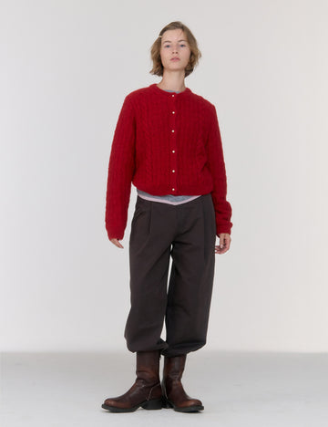 Cardigan G4wkn03f5 Anne Mohair Red