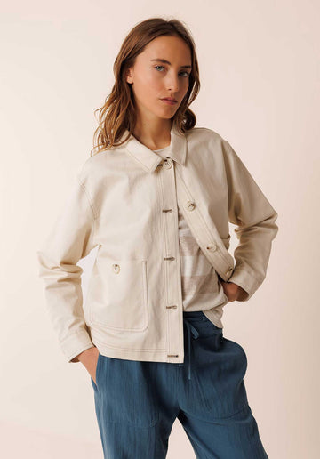 Structured Twill Jac Nj295 Crudo