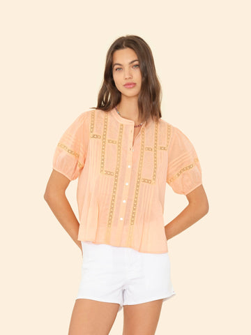 Blouse X5cfc012 Claudia Shirt Soft-Peach