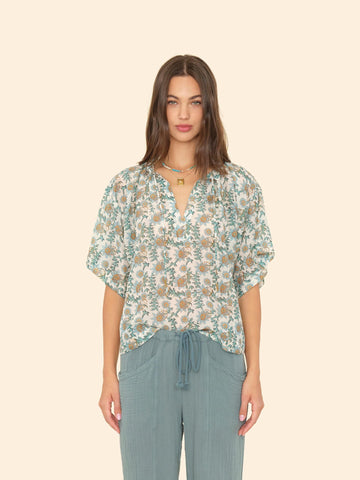Shirt X5igp010 Meadow Top Gardenia