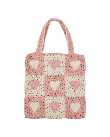 Sac Coeur Crochet Abtotecoeur Pastel